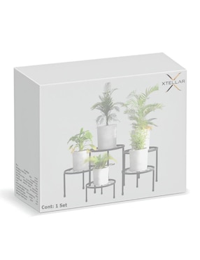 Set base para maceta Xtellar de metal