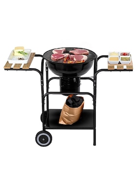 Asador carbón Avera AC18ML de acero inoxidable