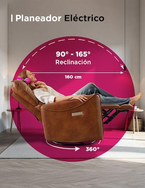 Sillón Restmode Vanlig de vinipiel