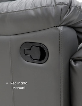 Sillón mecedor Neuss Vanlig de vinipiel
