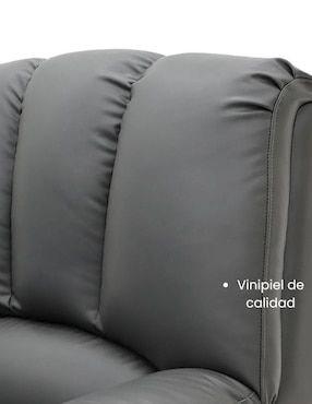 Sillón mecedor Neuss Vanlig de vinipiel
