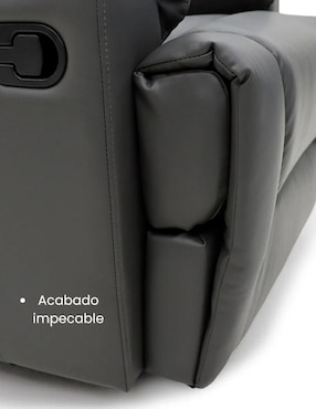 Sillón mecedor Neuss Vanlig de vinipiel