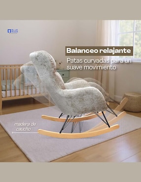 Mecedora Blue Room de madera