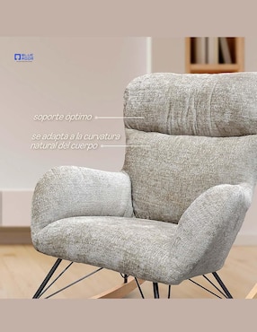 Mecedora Blue Room de madera
