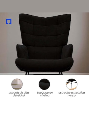 Mecedora Blue Room de madera