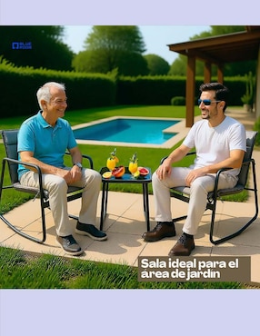 Mecedora Blue Room de acero