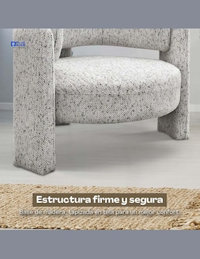 Sillón ocasional Blue Room de madera