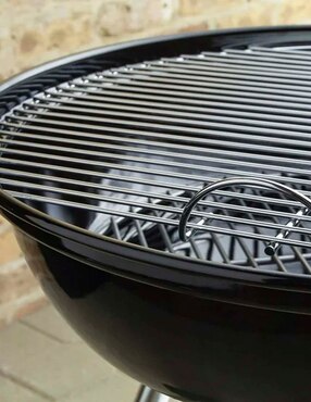 Asador carbón Weber Compact Kettle de acero porcelanizado