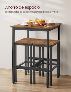 Mesa bar armable Delon Songmics Home