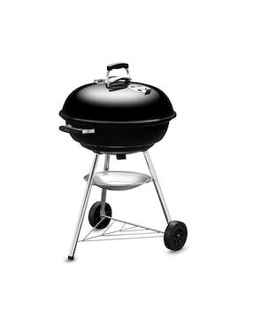 Asador carbón Weber Bundle Weber Compact 57 cm con termómetro de acero porcelanizado