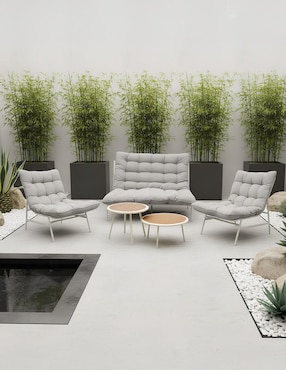 Set sala exterior Bossa Muebles Calacia