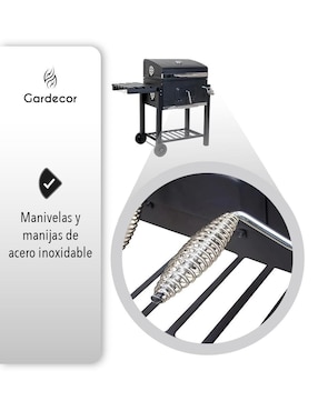 Asador de carbón Gardecor