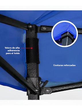 Carpa Xtellar ancho 3 m x largo 3 m