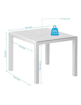 Set comedor exterior Mq