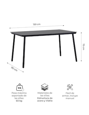 Set comedor exterior Relan