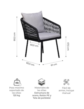 Set comedor exterior Relan