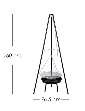 Asador carbón Ilios Innova Asa-Toro de acero