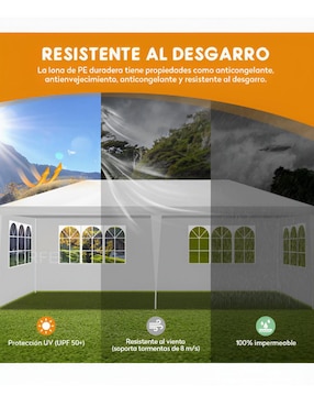Carpa Xtellar ancho 3 m x largo 6 m