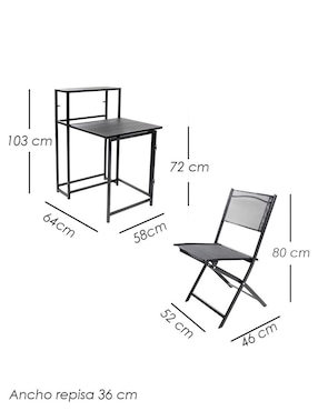 Set comedor exterior Ilios Innova Terra