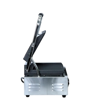 Asador eléctrico PDH plancha acanalada de acero inoxidable