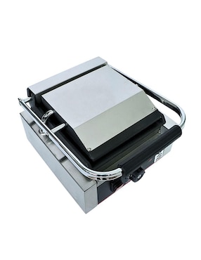 Asador eléctrico PDH plancha acanalada de acero inoxidable