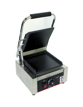 Asador eléctrico PDH plancha lisa de acero inoxidable