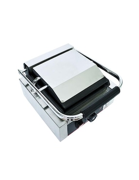 Asador eléctrico PDH plancha lisa de acero inoxidable