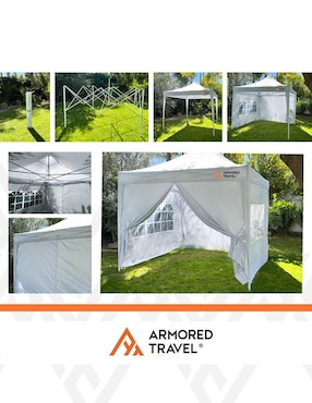 Carpa Armored Travel ancho 300 cm x largo 300 cm