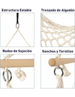 Hamaca tipo columpio Bluelander