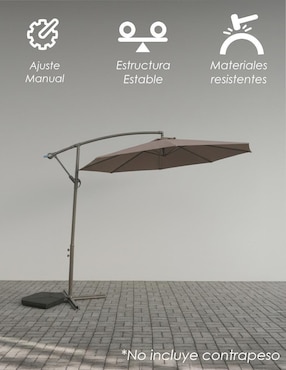 Sombrilla para jardín Ilios Innova Banana
