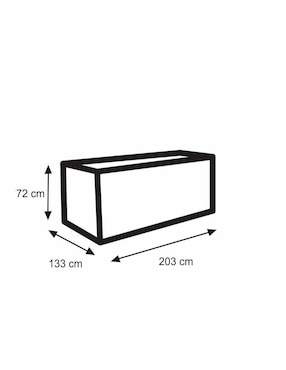 Funda mesa rectangular Interattika