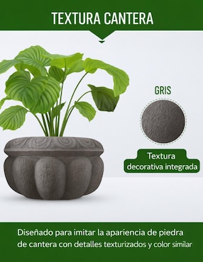 Maceta Elly de plástico