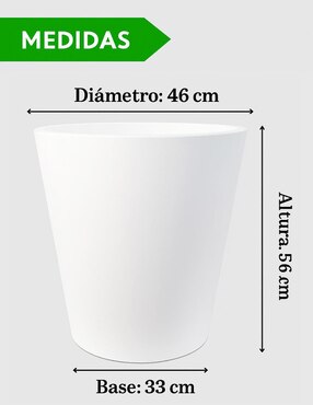Maceta Elly de plástico