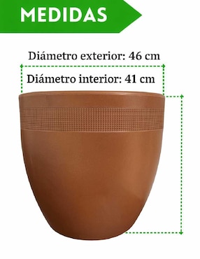 Maceta Elly de plástico