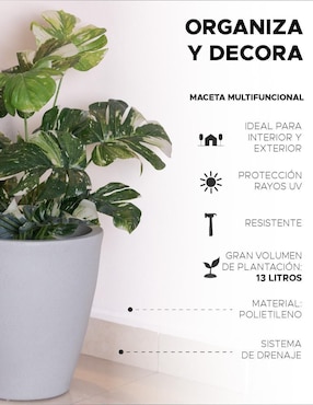 Maceta Elly de plastico
