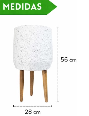 Maceta Elly de plástico