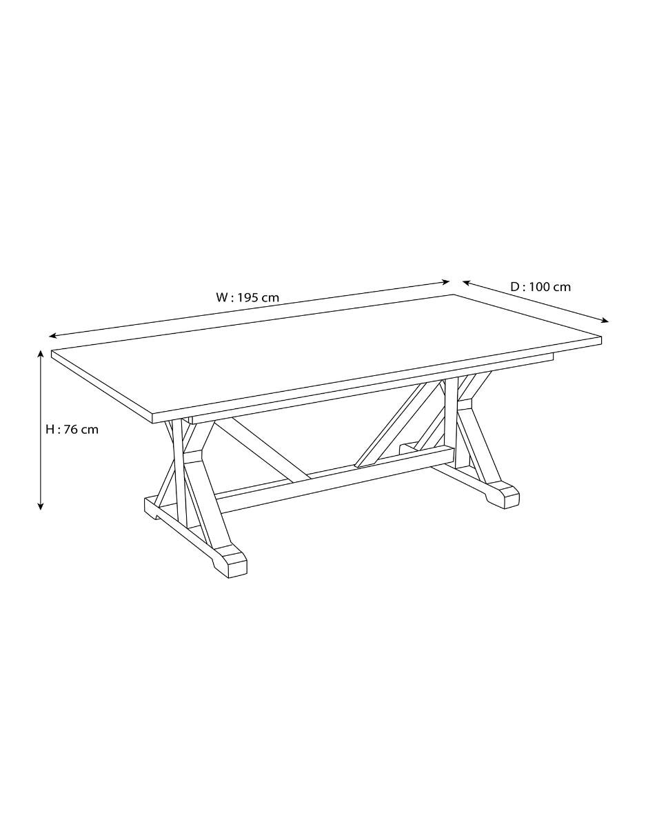 Mesa armable Cadiz 10