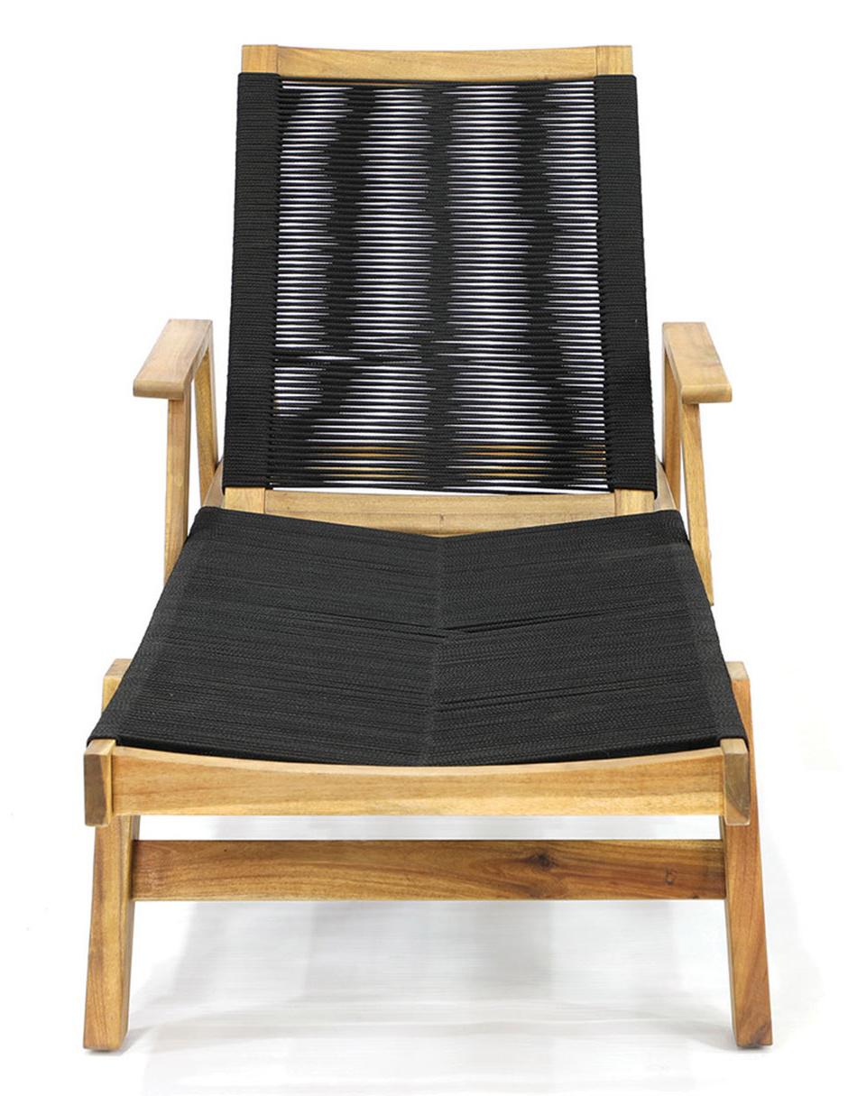 Camastro para jardín Anla Kyoto de madera negro en Liverpool
