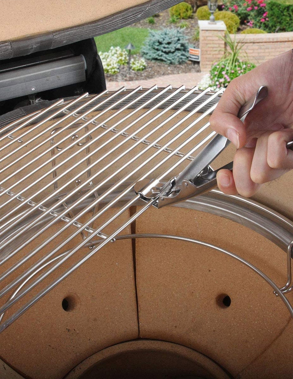 Pinza para parrilla acero inoxidable 3