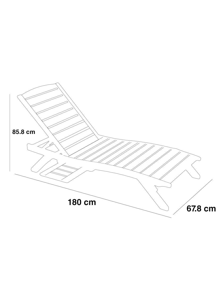 Camastro de madera eucalipto 3