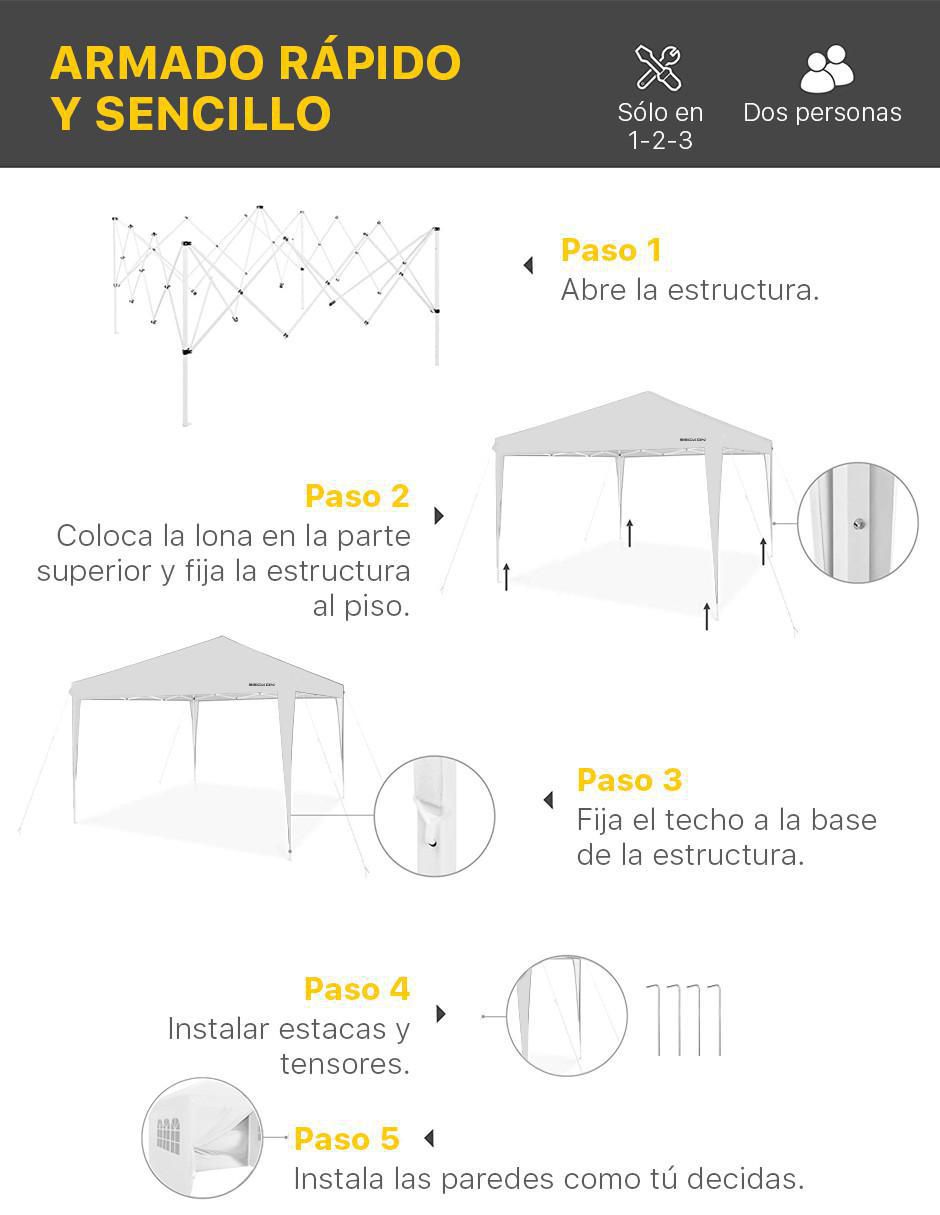 Carpa ancho 300 cm 6