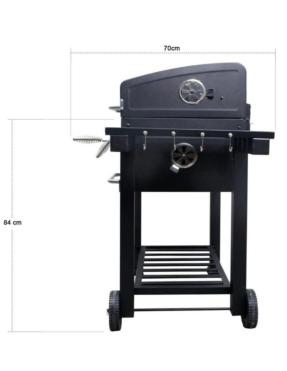 Asador de carbón 9