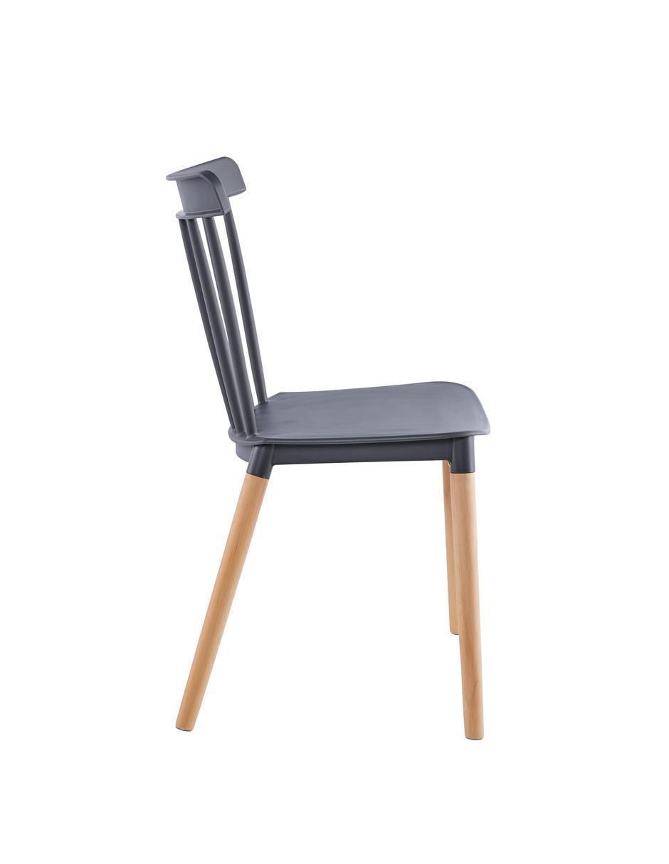 Set de 4 sillas Midtown Concept French de plástico