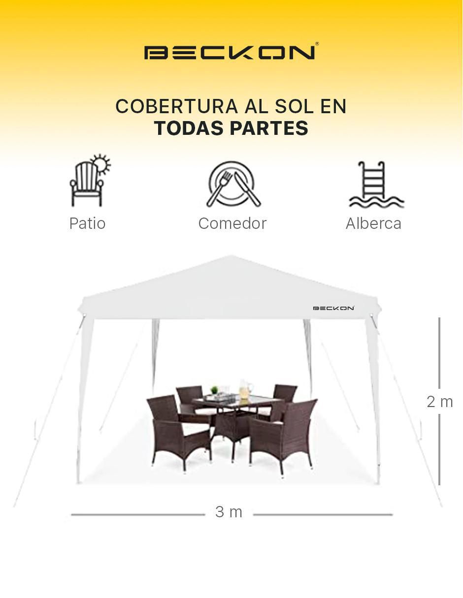 Carpa ancho 300 cm x largo 300 cm 8