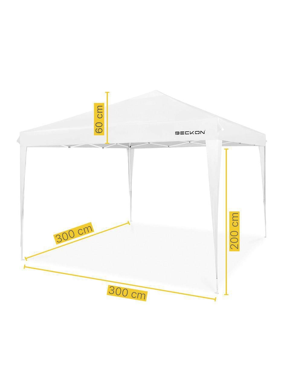 Carpa ancho 300 cm x largo 300 cm 9