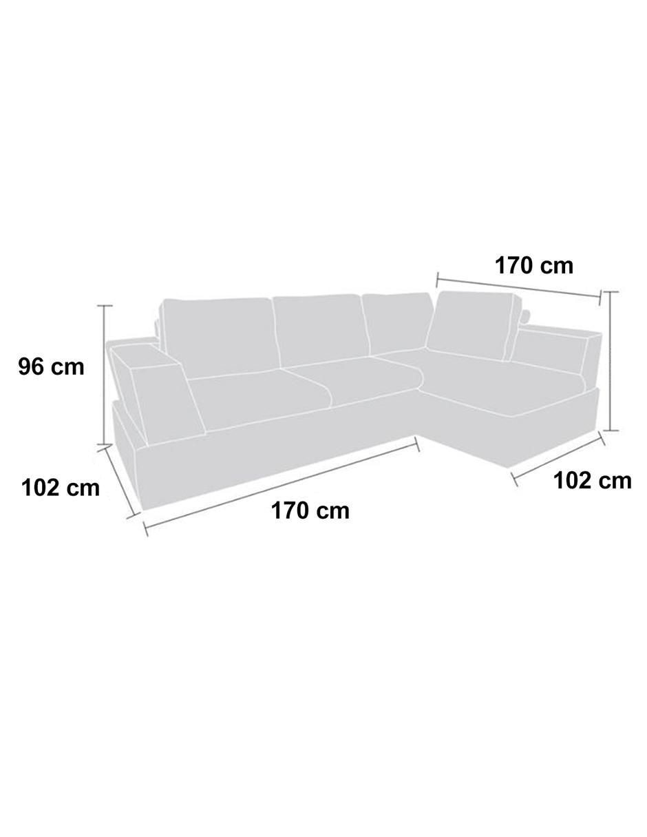 Chaise lounge Pisa de lino 3