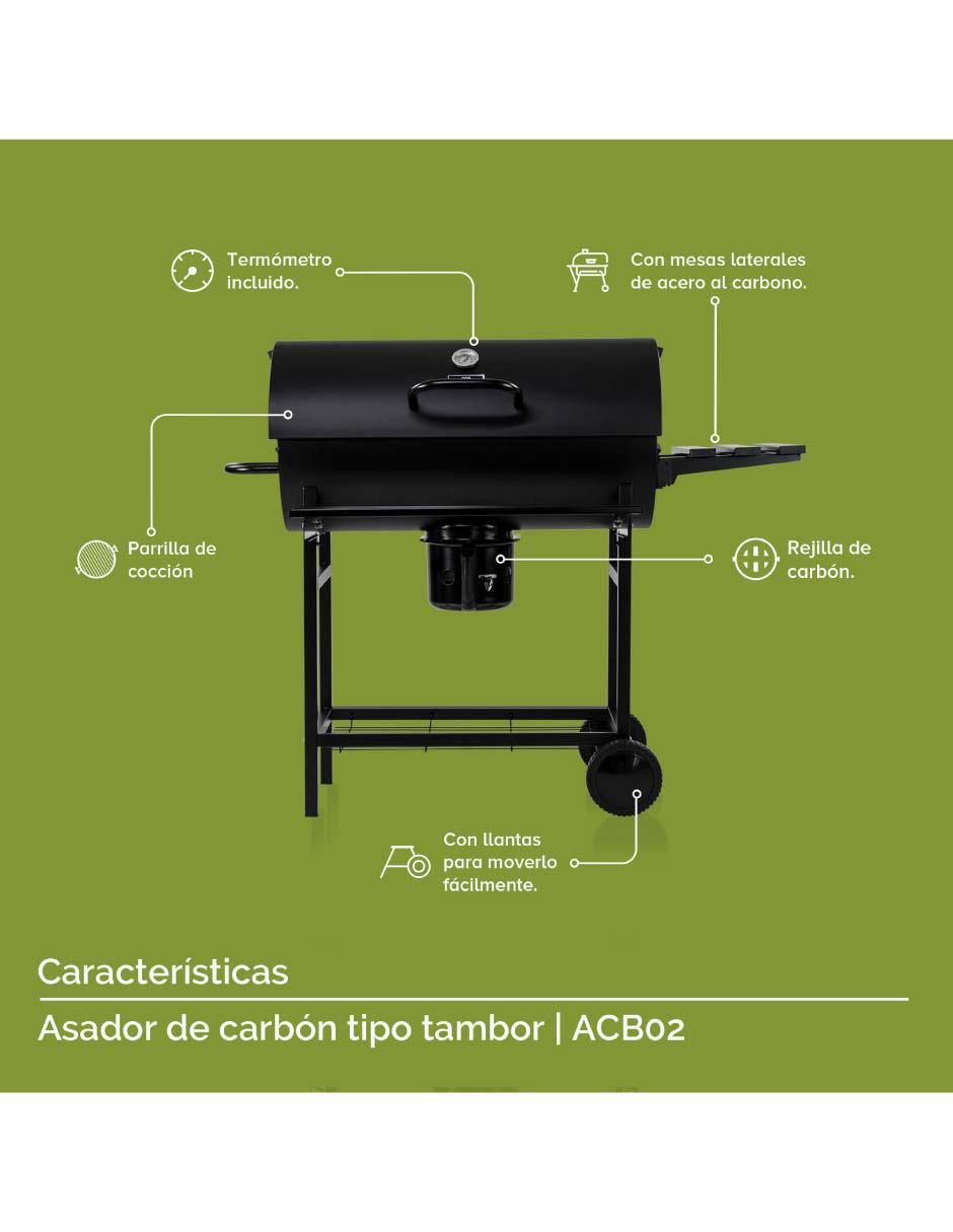 Asador de carbón ACB02 4