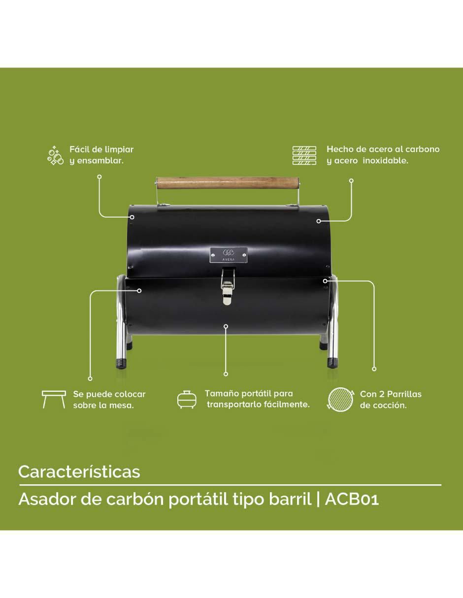 Asador de carbón ACB01 4