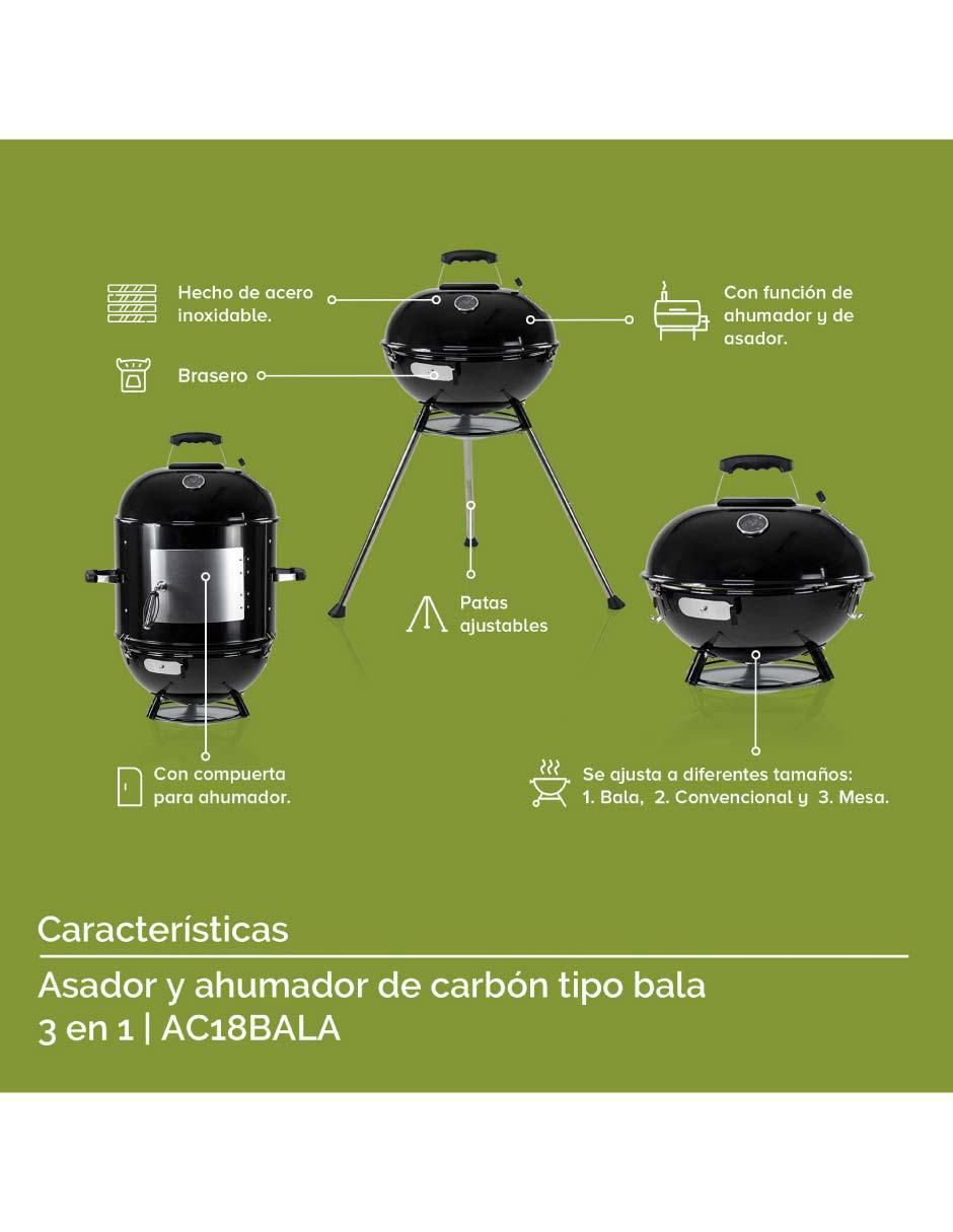 Asador de carbón AC18BALA