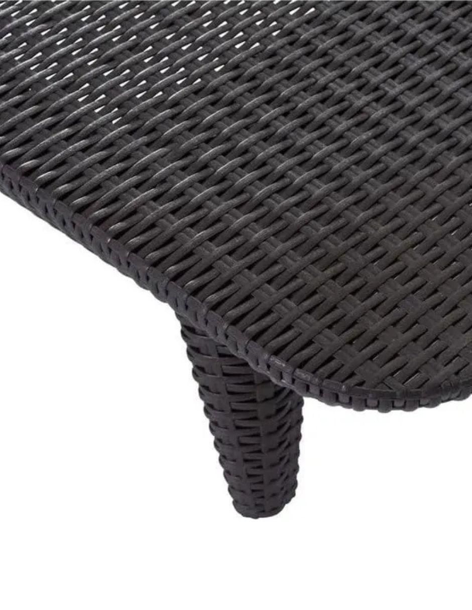 Camastro doble Pacific de ratán PVC 3 piezas 2